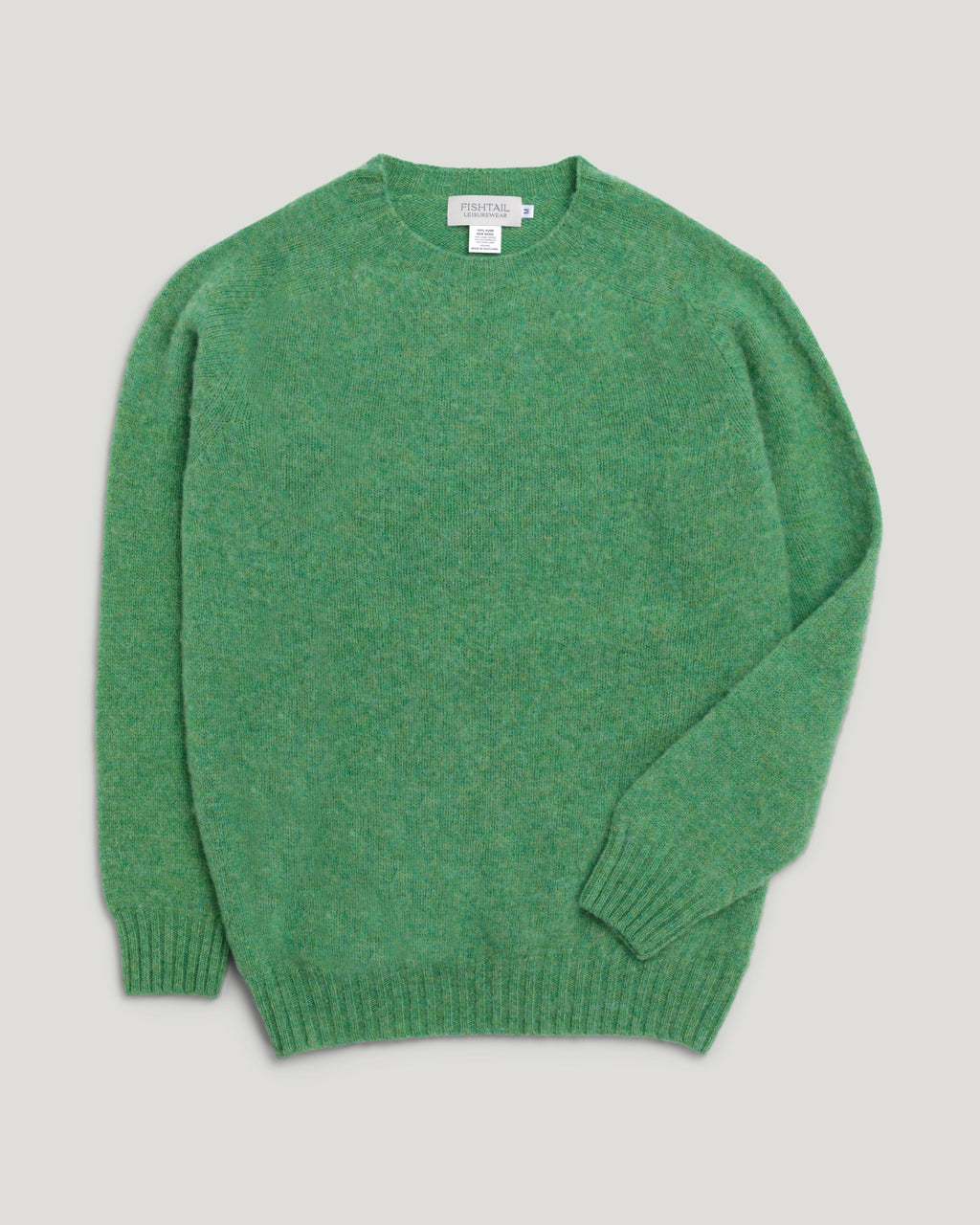 Fishtail Shaggy Jumper - Mint