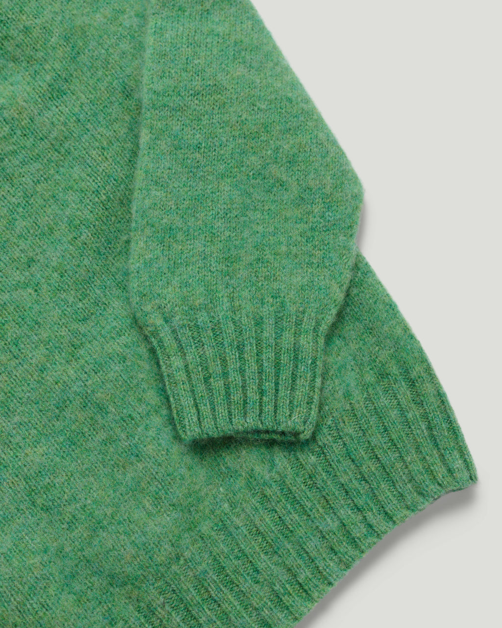 Fishtail Shaggy Jumper - Mint
