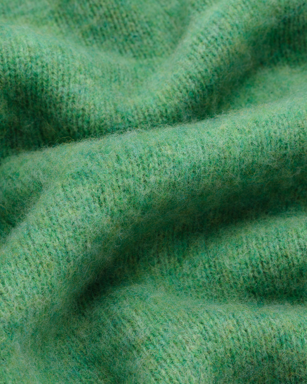 Fishtail Shaggy Jumper - Mint