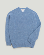 Fishtail Shaggy Jumper - Sky