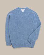 Fishtail Shaggy Jumper - Sky