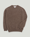 Fishtail Shaggy Jumper - Cappuccino