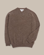 Fishtail Shaggy Jumper - Cappuccino