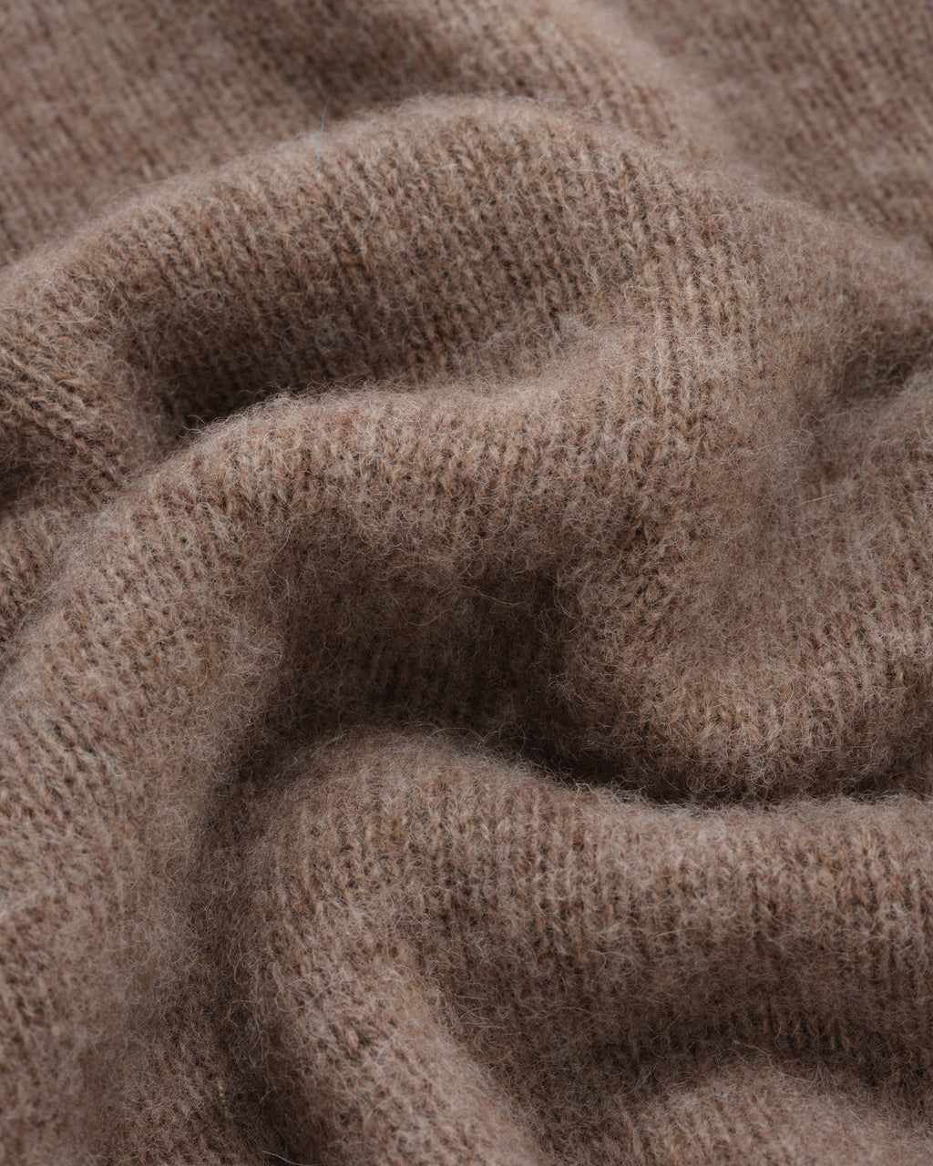 Fishtail Shaggy Jumper - Cappuccino