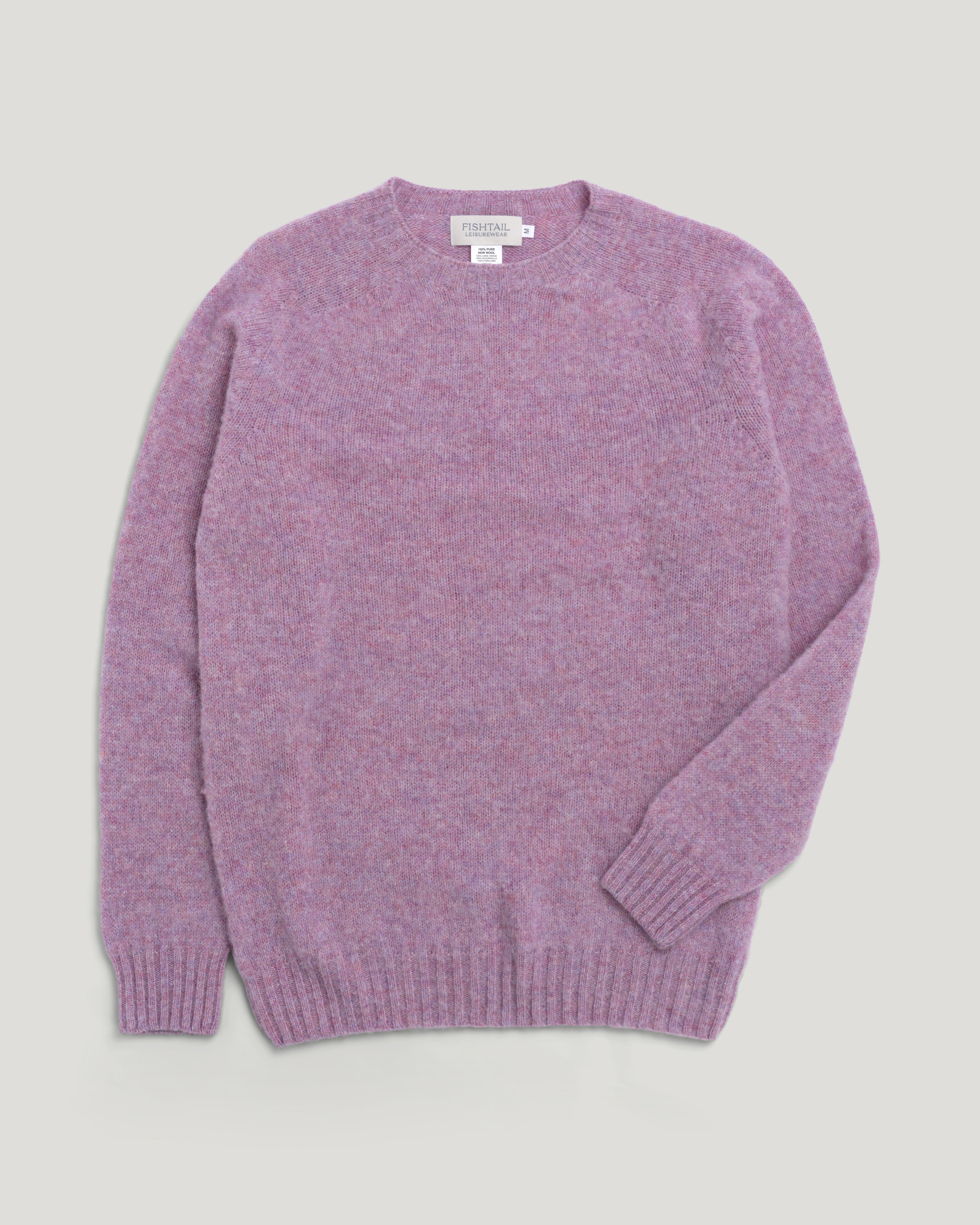 Fishtail Shaggy Jumper - Lavendel
