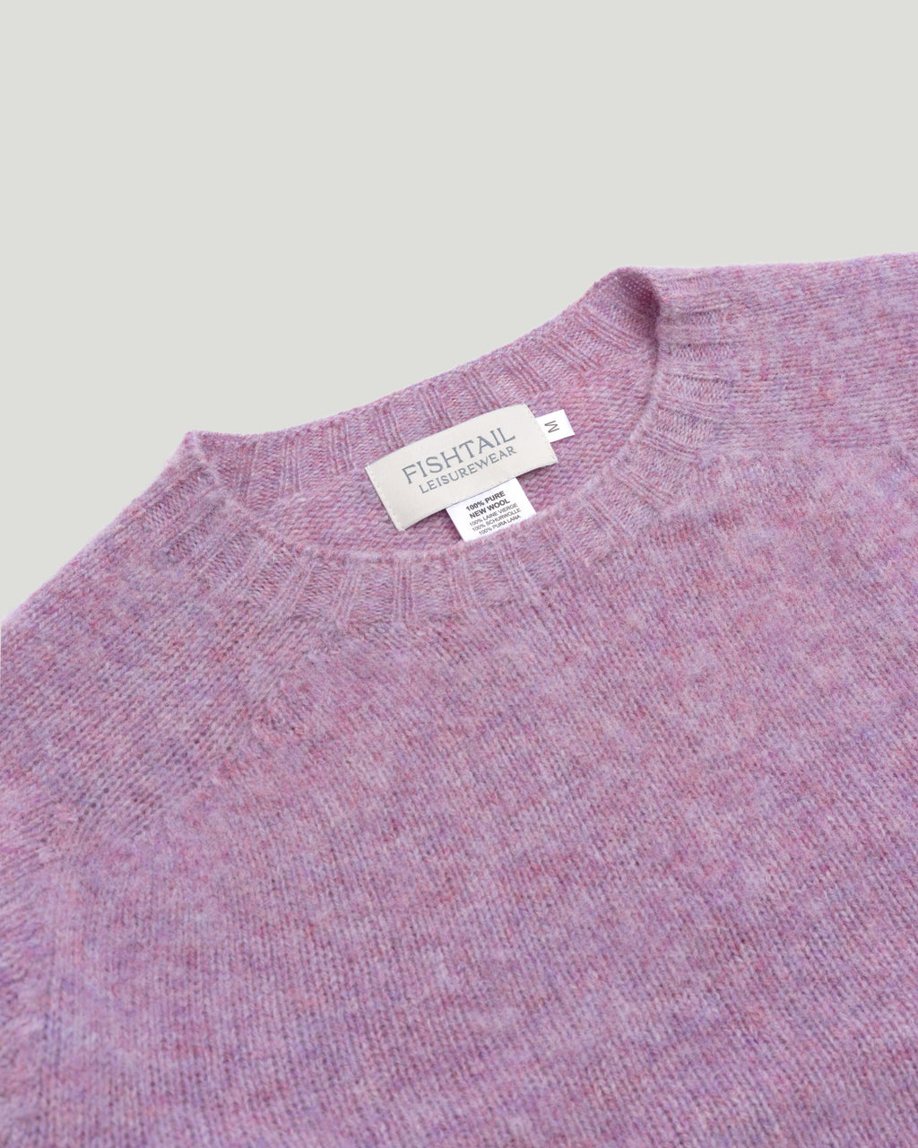 Fishtail Shaggy Jumper - Lavendel