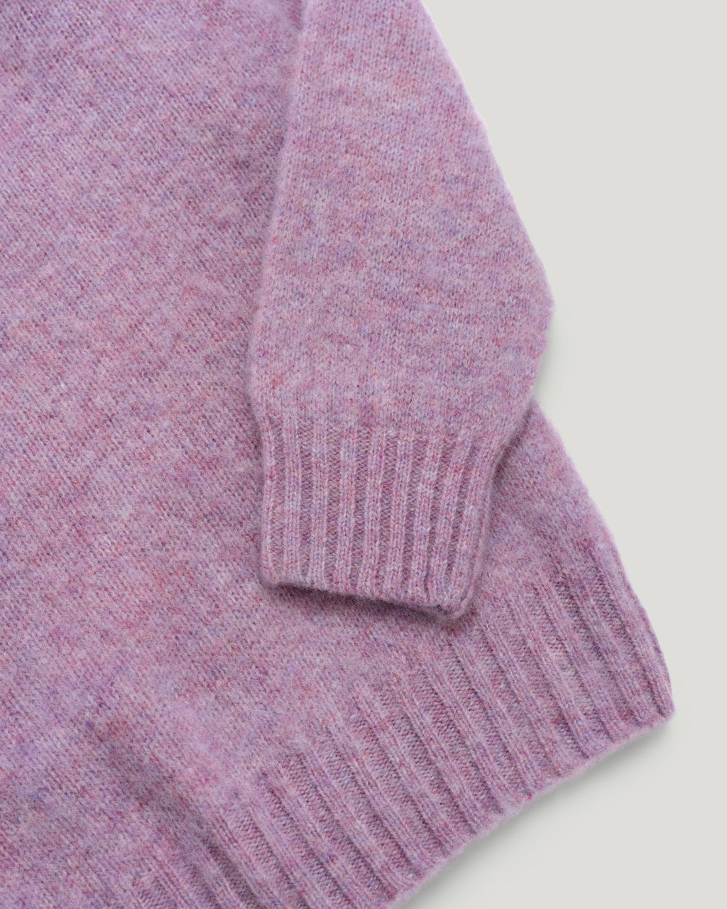 Fishtail Shaggy Jumper - Lavendel