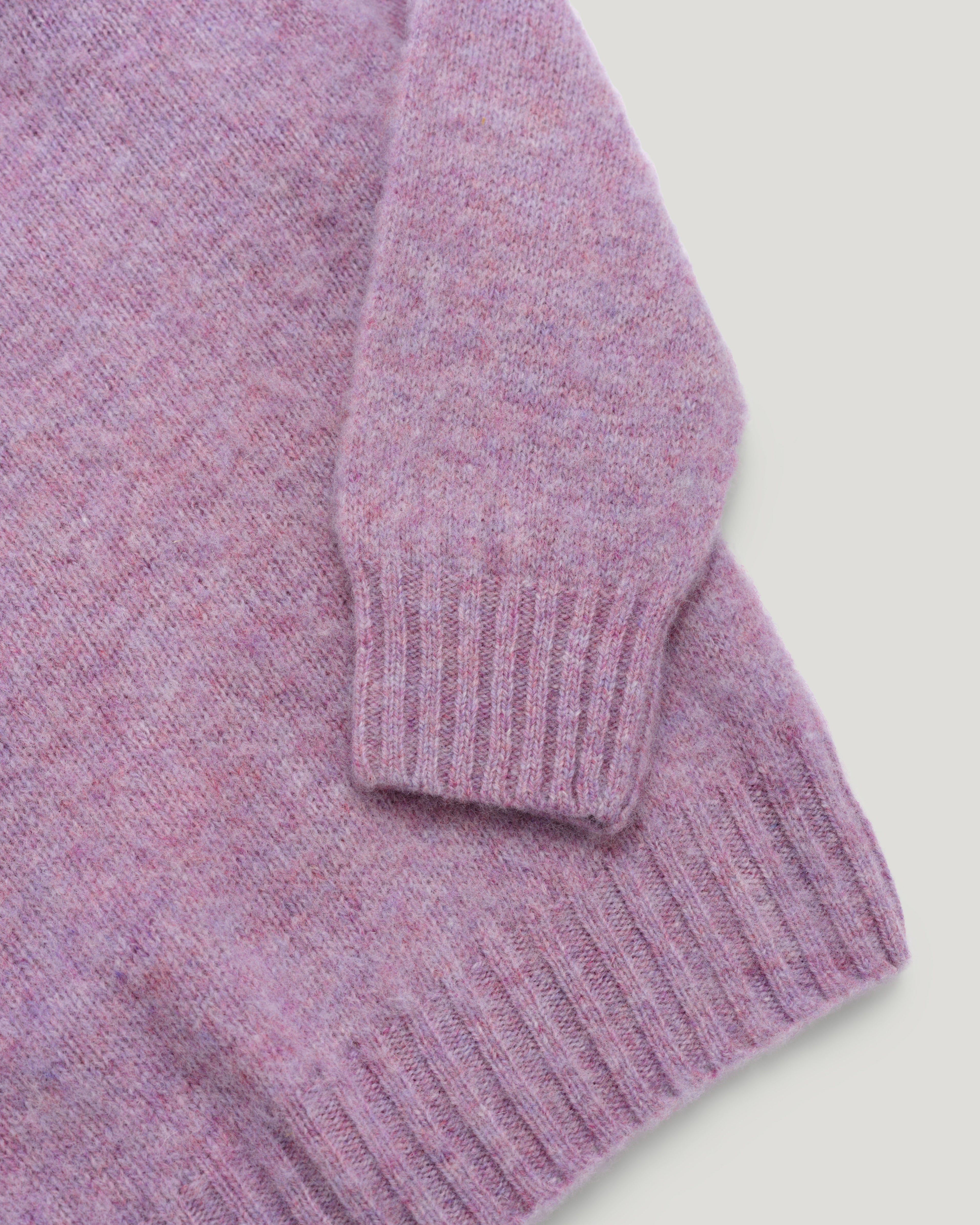 Fishtail Shaggy Jumper - Lavendel