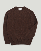 Fishtail Shaggy Jumper - Coffee