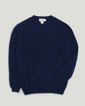 Fishtail Shaggy Jumper - Midnight Blue
