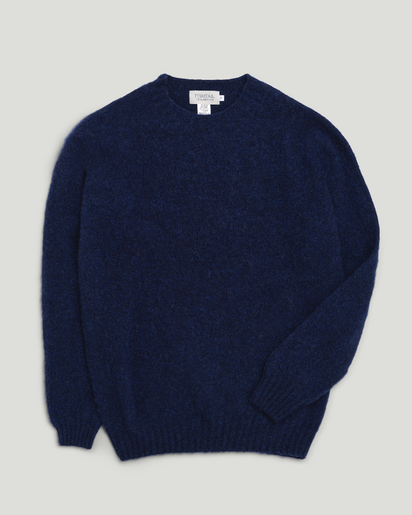 Fishtail Shaggy Jumper - Midnight Blue