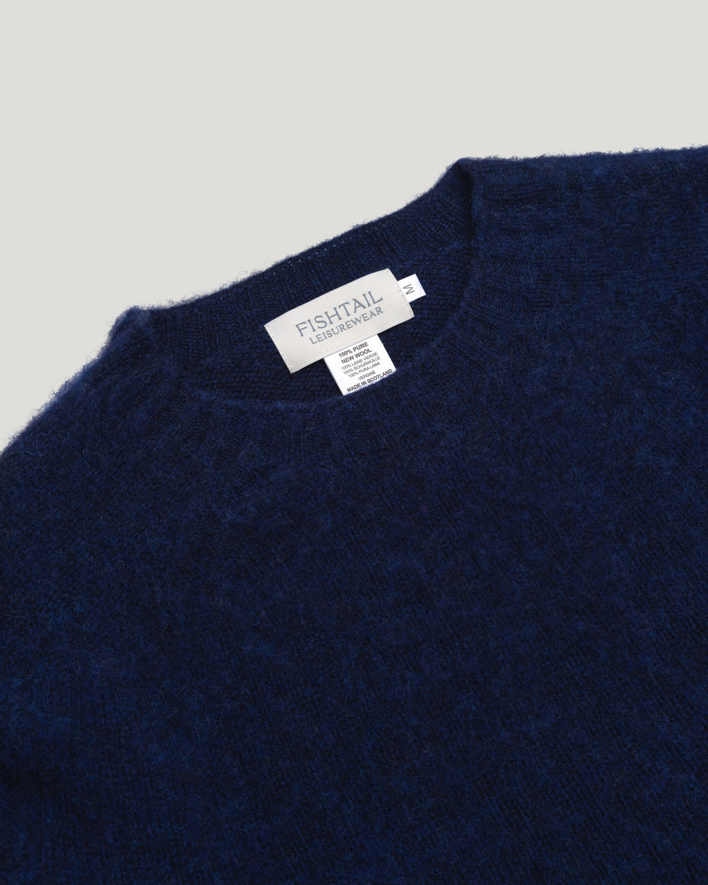 Fishtail Shaggy Jumper - Midnight Blue