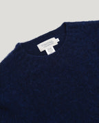 Fishtail Shaggy Jumper - Midnight Blue