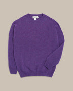 Fishtail Shaggy Jumper - Purple