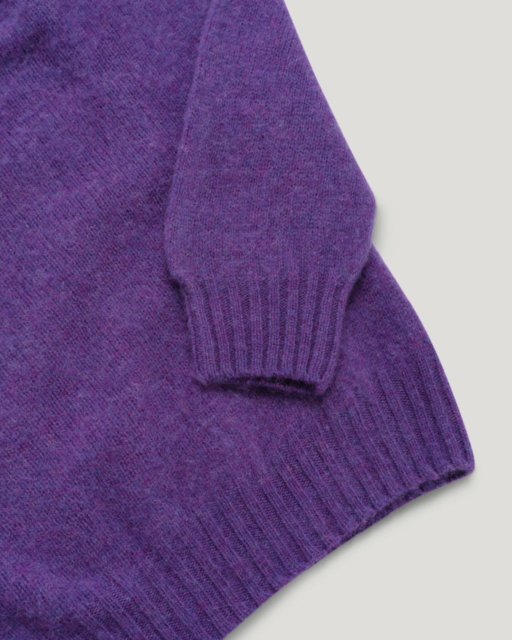 Fishtail Shaggy Jumper - Purple