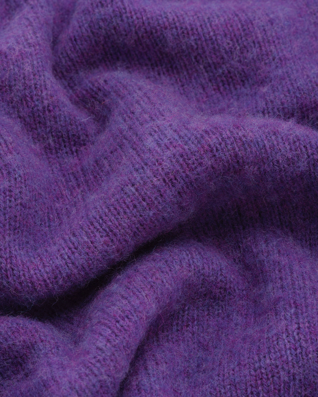Fishtail Shaggy Jumper - Purple