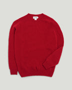 Fishtail Shaggy Jumper - Red