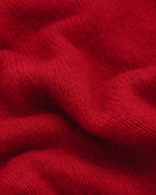 Fishtail Shaggy Jumper - Red