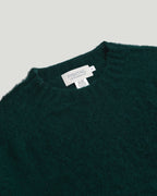 Fishtail Shaggy Jumper - Bottle Green