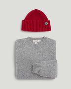 Fishtail Shaggy Beanie - Red