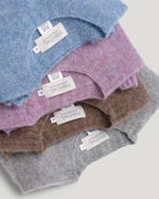 Fishtail Shaggy Jumper - Silver