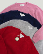 Fishtail Shaggy Jumper - Red