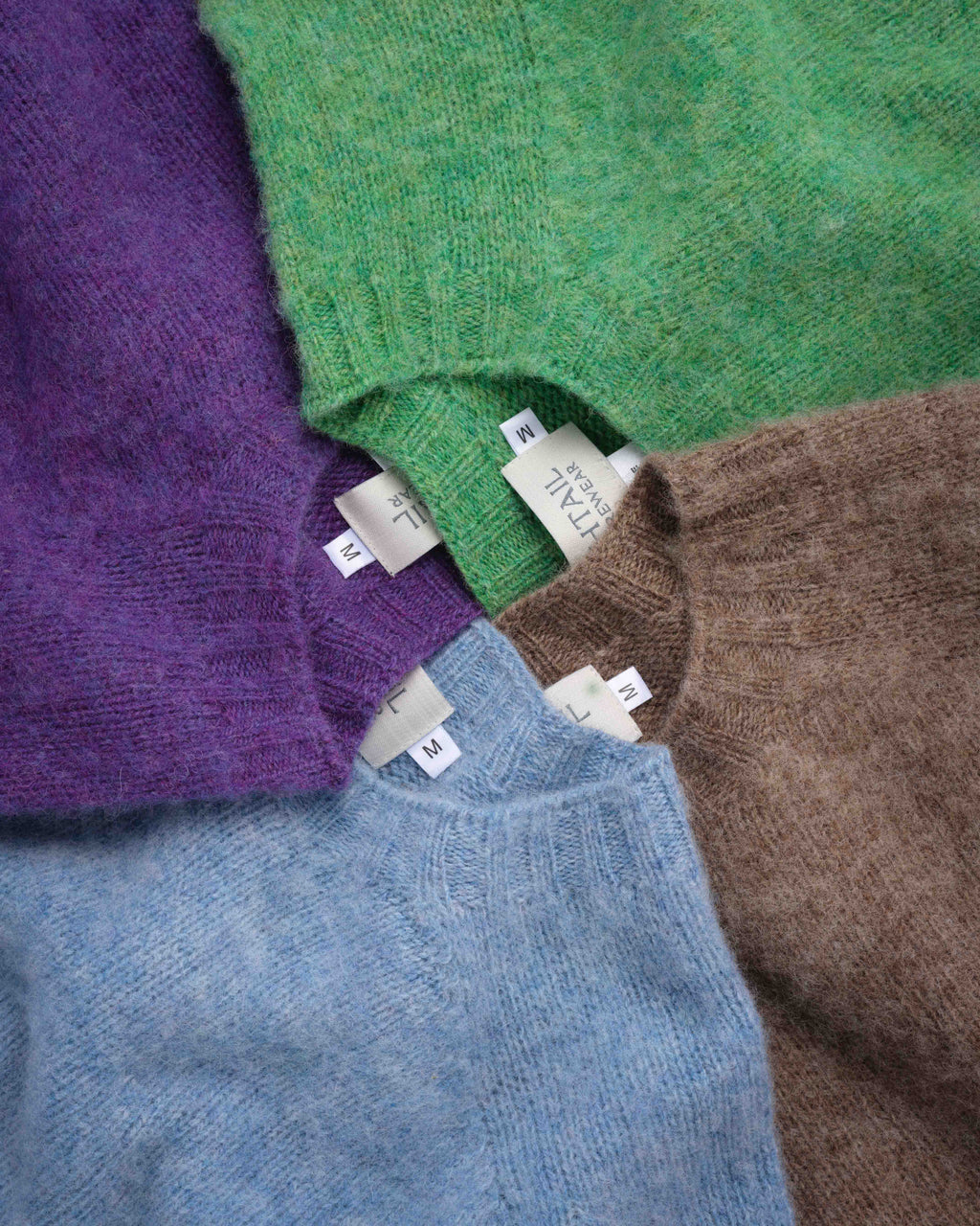 Fishtail Shaggy Jumper - Purple