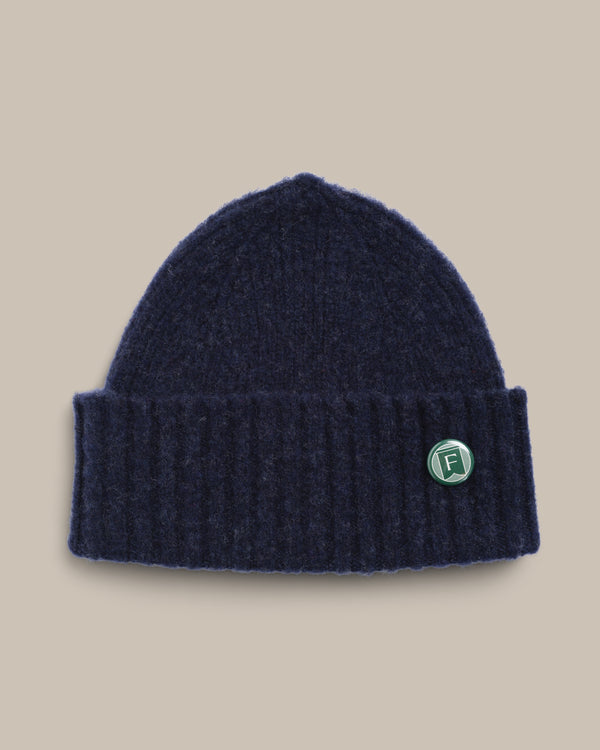 Fishtail Shaggy Beanie - Navy