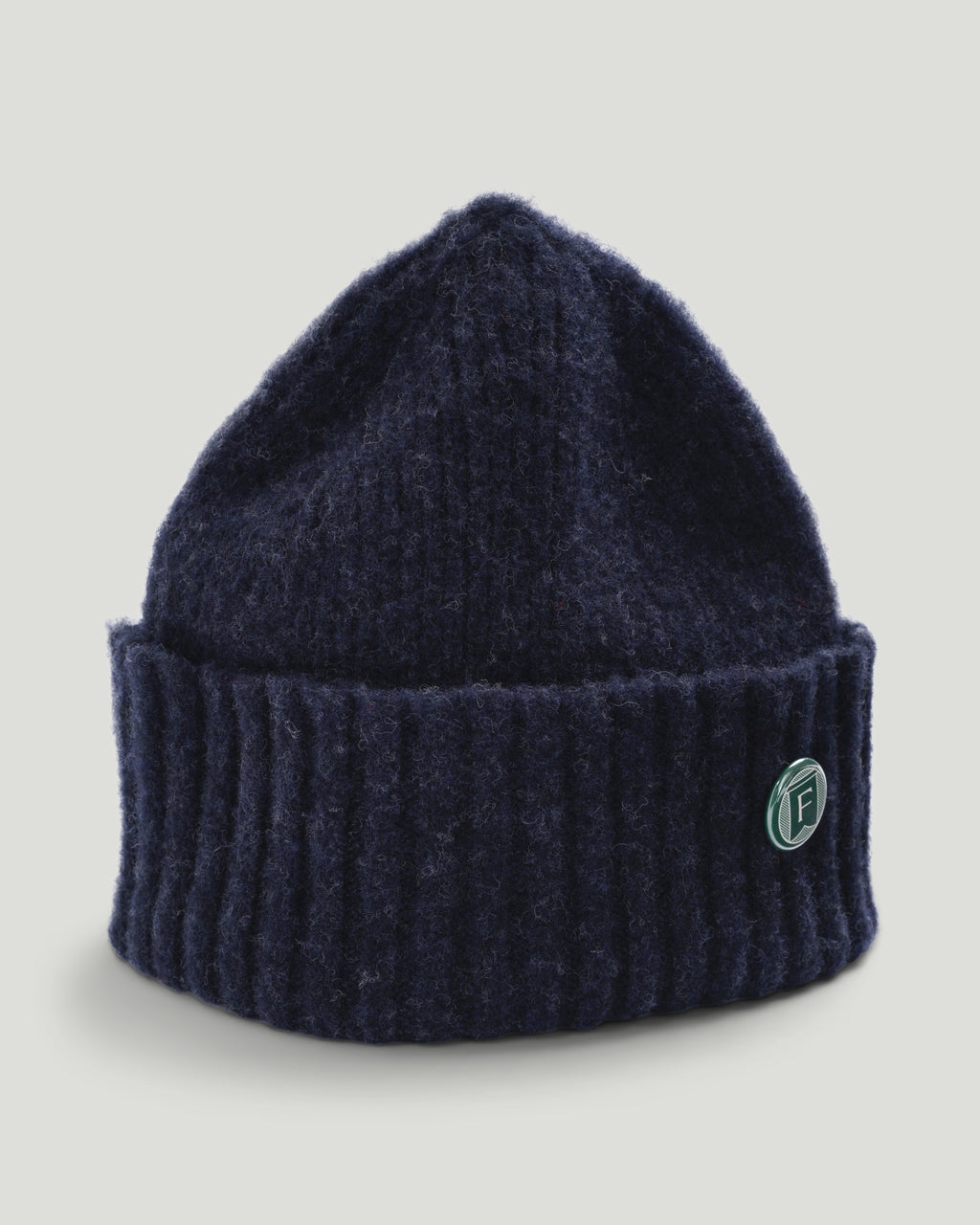 Fishtail Shaggy Beanie - Navy