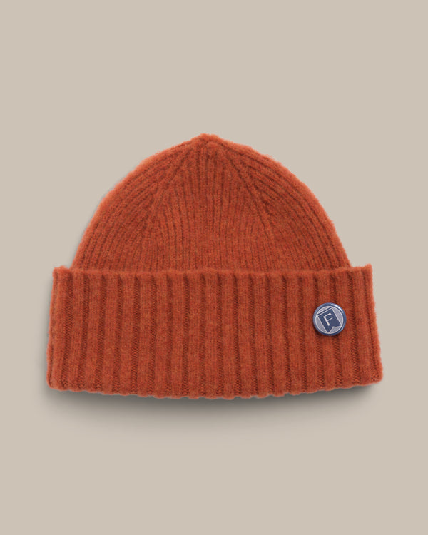 Fishtail Shaggy Beanie - Rust