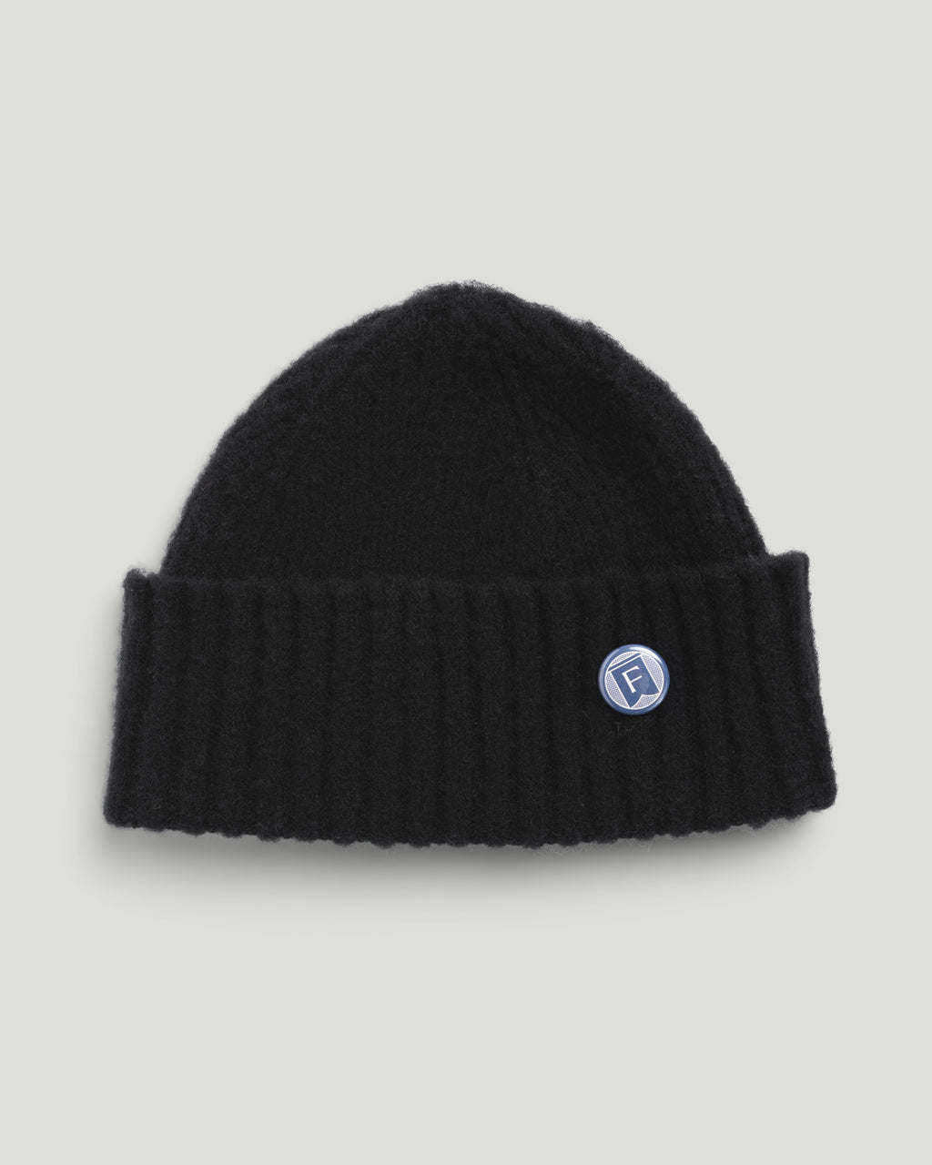 Fishtail Shaggy Beanie - Black