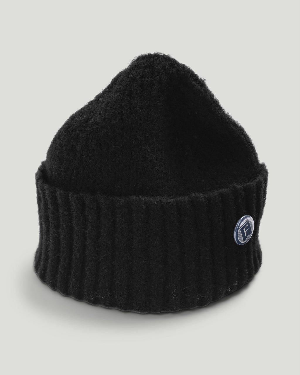 Fishtail Shaggy Beanie - Black
