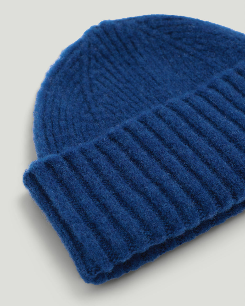 Fishtail Shaggy Beanie - Blue
