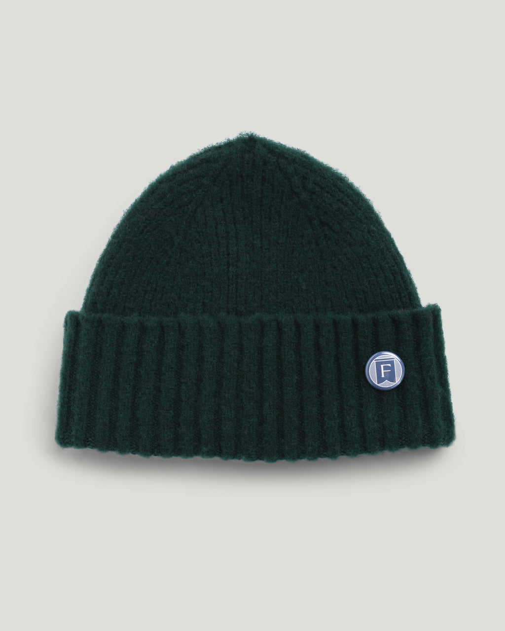 Fishtail Shaggy Beanie - Bottle Green