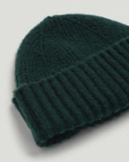 Fishtail Shaggy Beanie - Bottle Green
