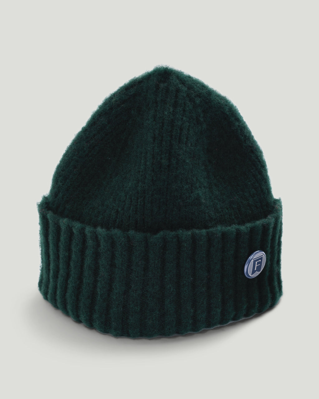Fishtail Shaggy Beanie - Bottle Green