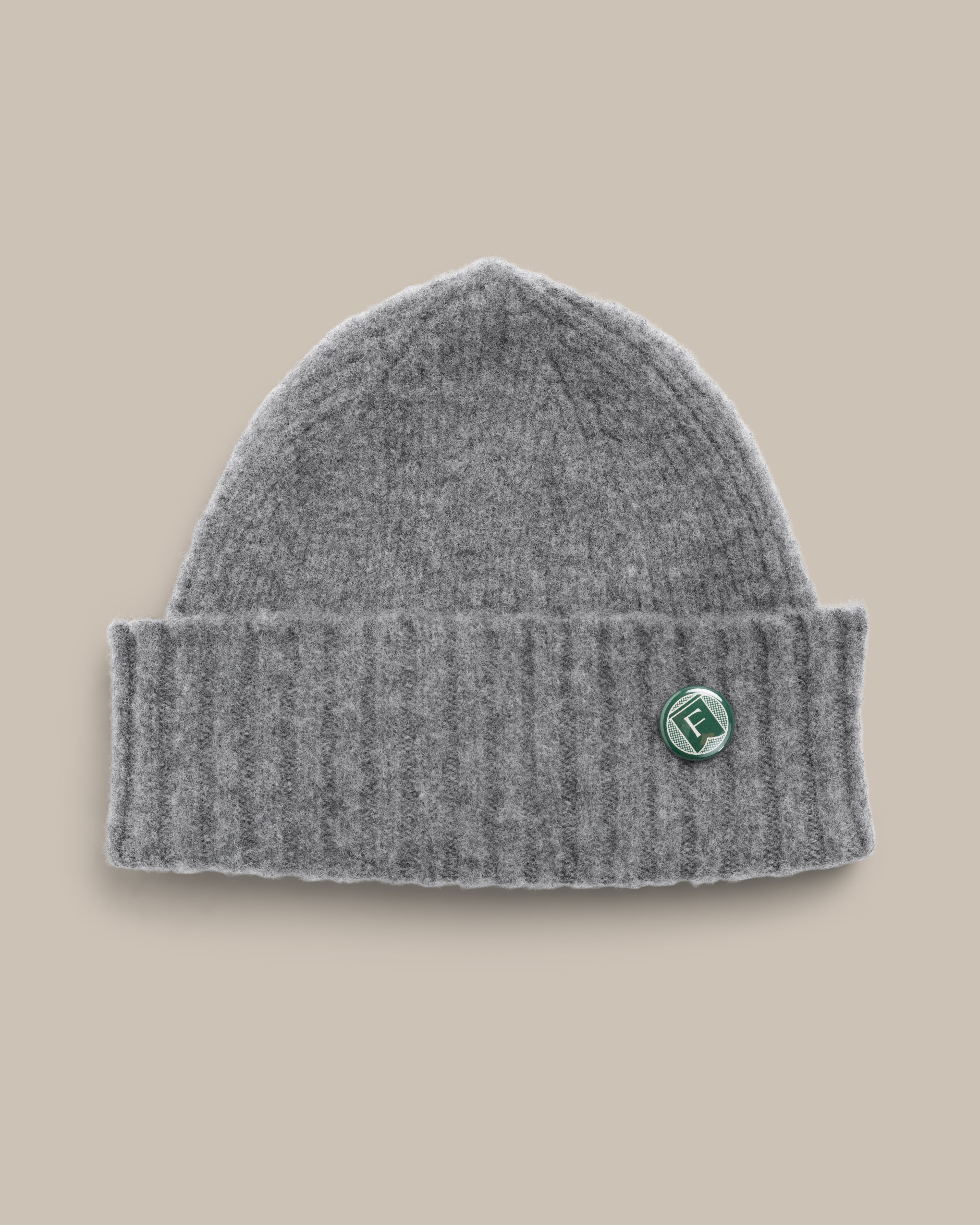 Fishtail Shaggy Beanie - Grey