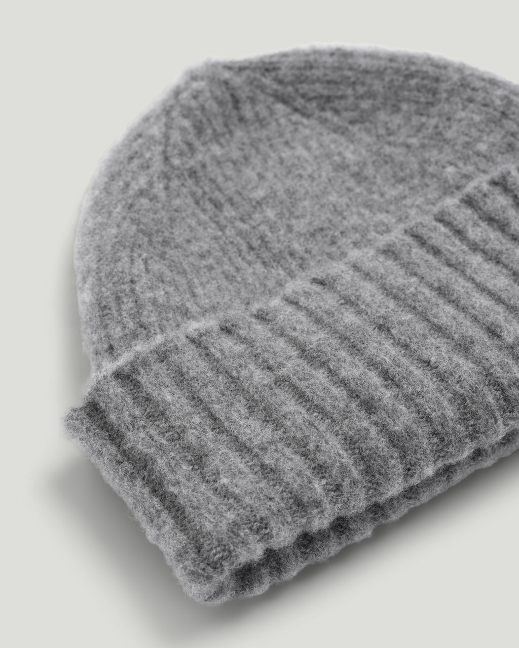Fishtail Shaggy Beanie - Grey