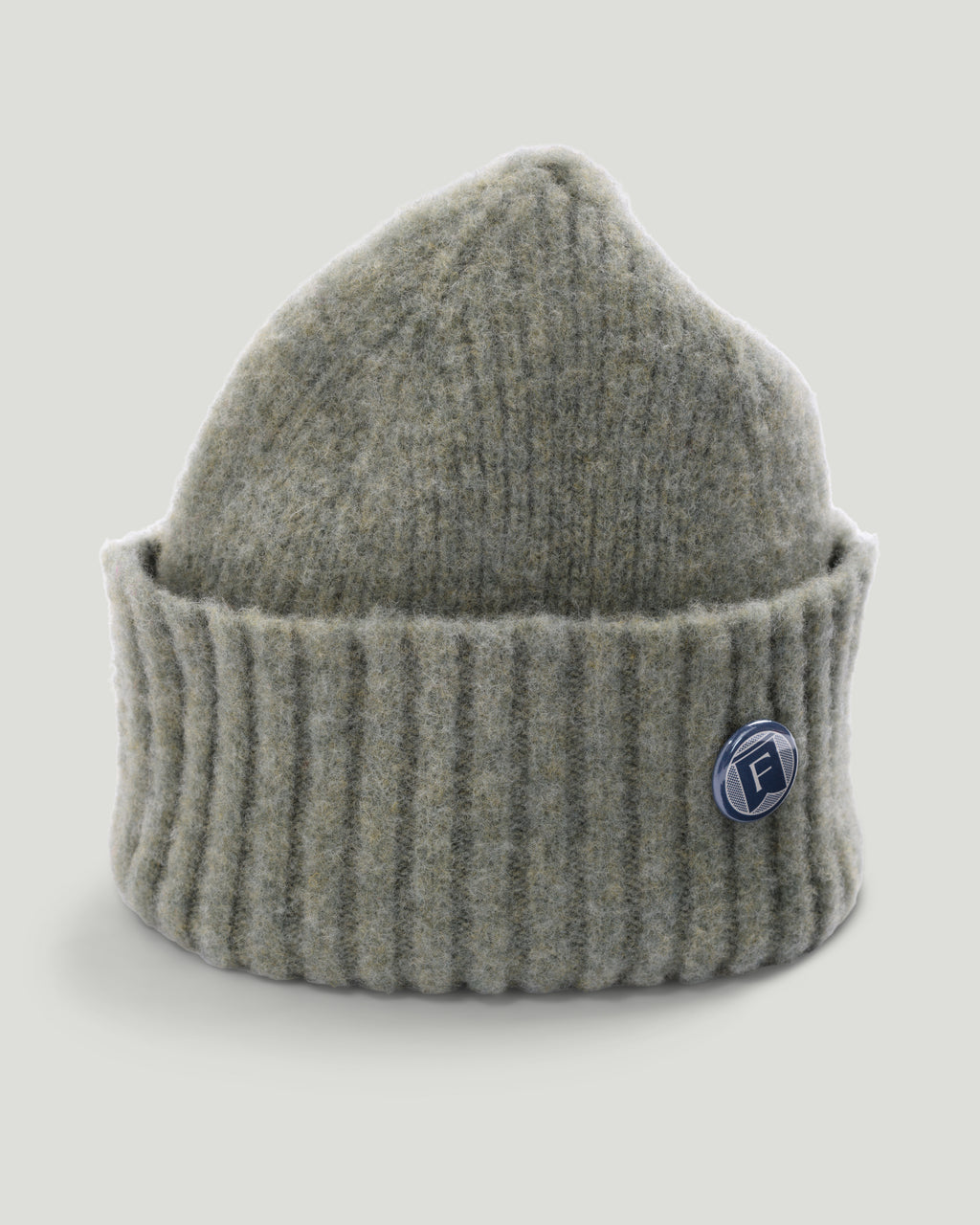 Fishtail Shaggy Beanie - Sage