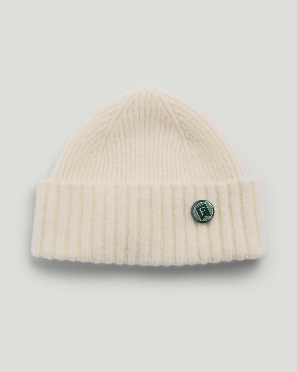 Fishtail Shaggy Beanie - Ecru