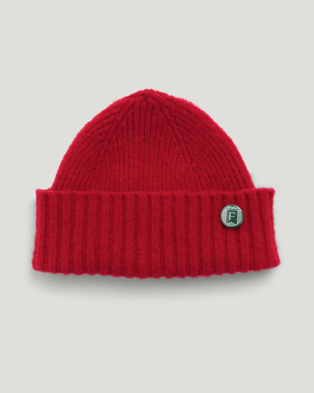 Fishtail Shaggy Beanie - Red