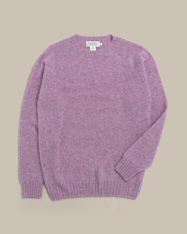 Fishtail Shaggy Jumper - Lavendel