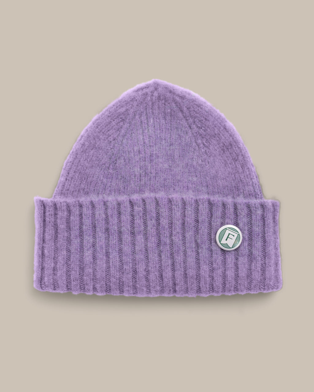 Fishtail Shaggy Beanie - Lilac