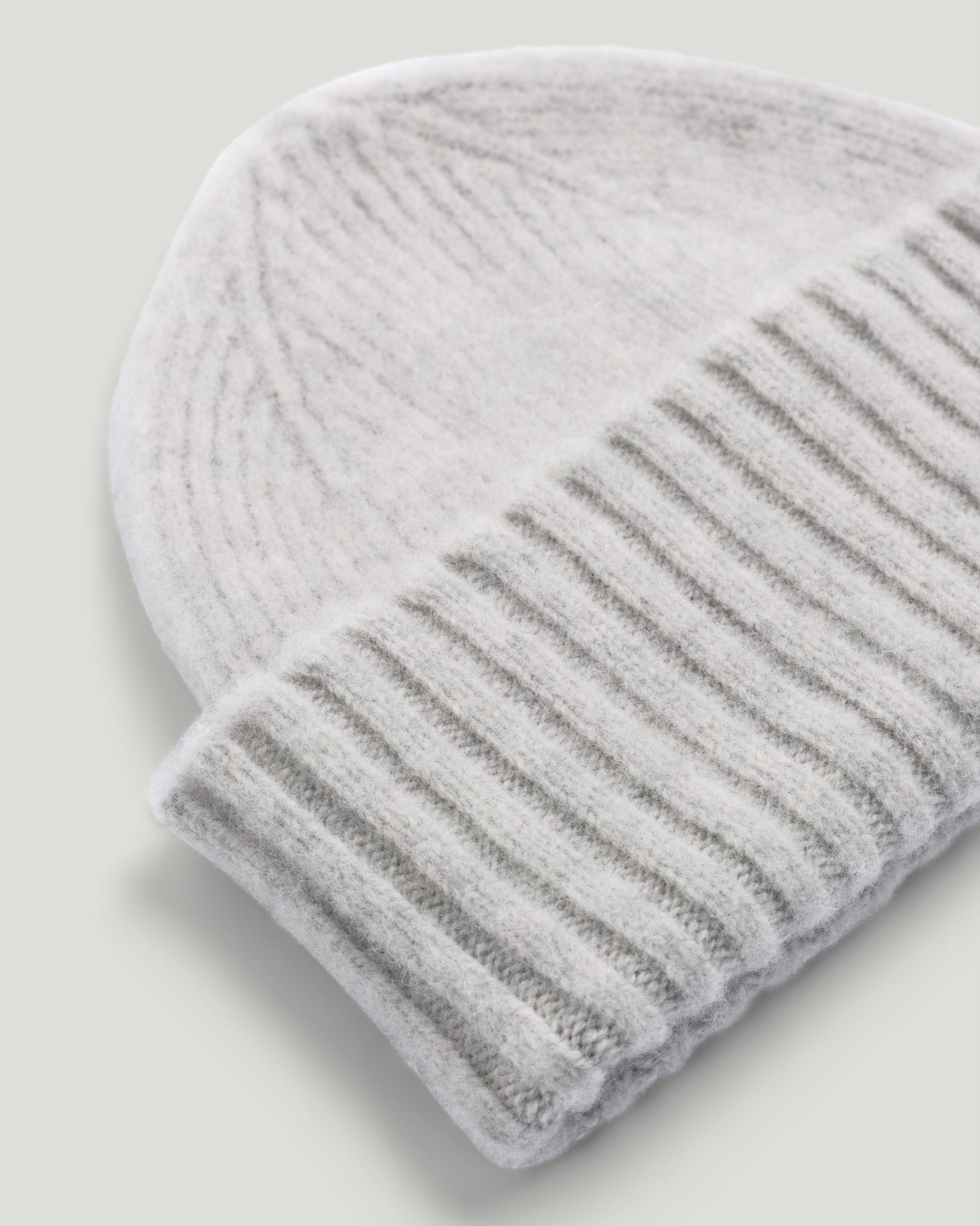 Fishtail Shaggy Beanie - Cloud