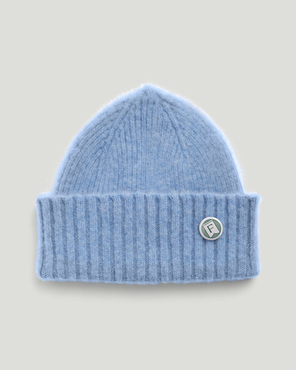 Fishtail Shaggy Beanie - Sky