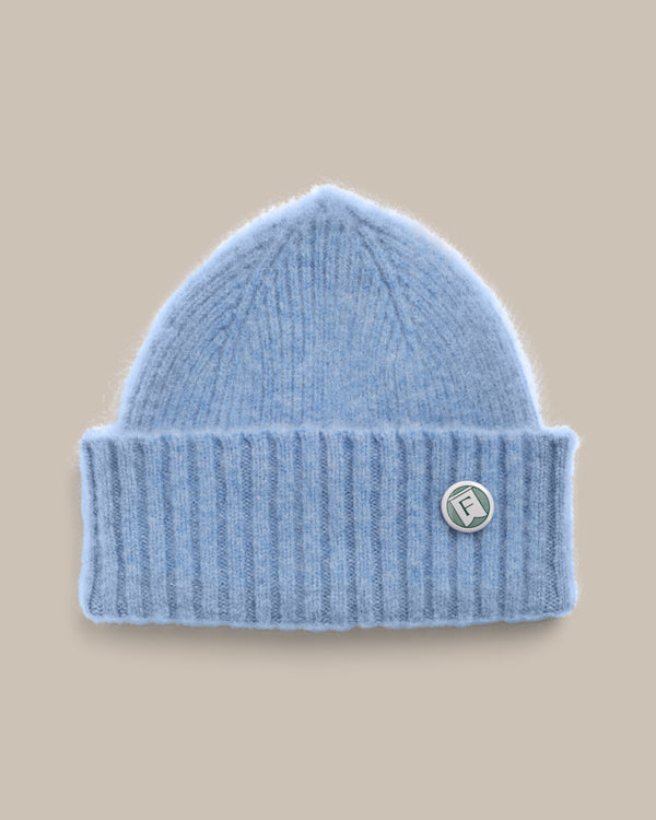 Fishtail Shaggy Beanie - Sky