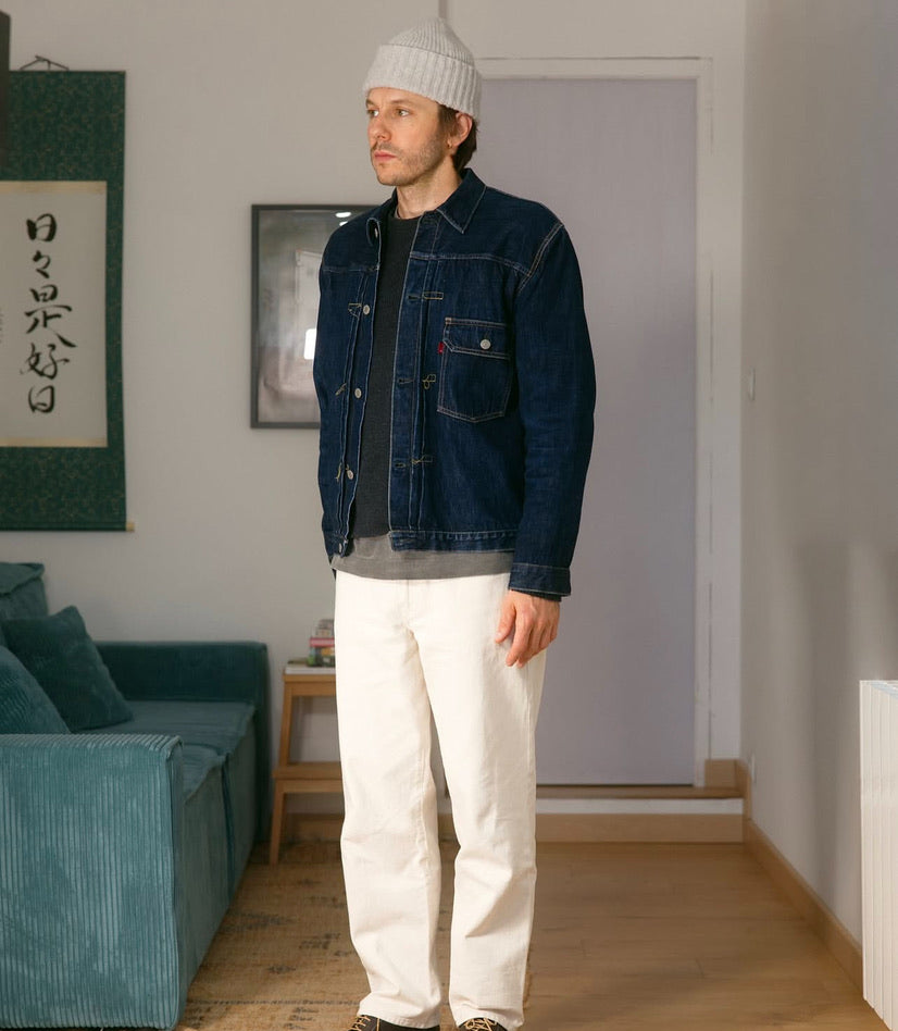 Fishtail Shaggy Beanie - Cloud