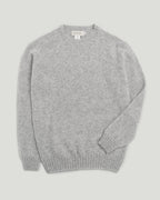 Fishtail Shaggy Jumper - Silver