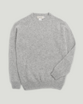 Fishtail Shaggy Jumper - Silver