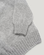 Fishtail Shaggy Jumper - Silver